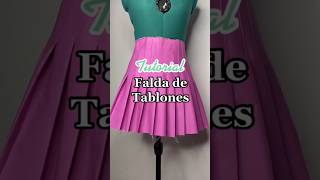 Tutorial falda de tablones diydecostura coser costuracreativa costura moda tutorial sewing [upl. by Sudaorb]