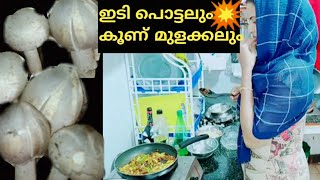 ഇടിപൊട്ടിയപ്പോൾ കിട്ടിയ കൂണ് കറി 🔥koon curry kerala stylekoon recipe in malayalam [upl. by Manya]