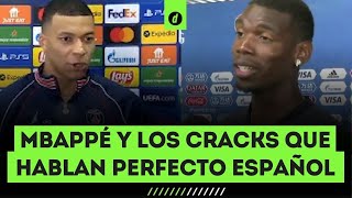 Así como Mbappé CRACKS de la SELECCIÓN de FRANCIA que hablan PERFECTO ESPAÑOL [upl. by Annoynek]