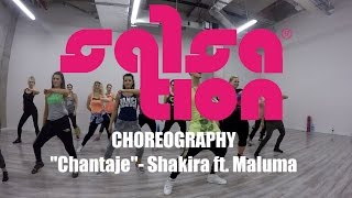 CHANTAJE  SHAKIRA FT MALUMA  Salsation® Choreography by Japko [upl. by Eimaral454]