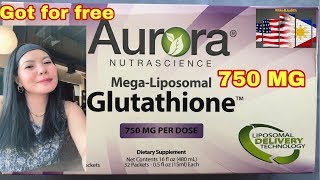 MEGALIPOSOMAL AURORA GLUTATHIONE LIQUID  PAMPAPUTI AT PAMPABATA [upl. by Atinnod652]