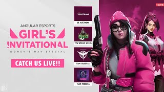 Angular Esports Girls Invitational Women’s Day Special  Valorant  Angular EsportsTV [upl. by Ecarret]