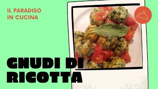 Gnudi di ricotta e spinaci  le mie ricette 3 [upl. by Lua]