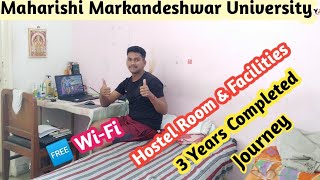 Maharshi Markandeshwar University । MMDU Hostel। MMU Hostel Full Video [upl. by Egrog]