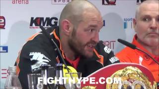 WLADIMIR KLITSCHKO VS TYSON FURY POSTFIGHT PRESS CONFERENCE [upl. by Llerrom]