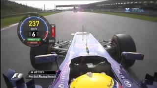 F1 2013  Malaysia  Webber Finger [upl. by Anavlis]