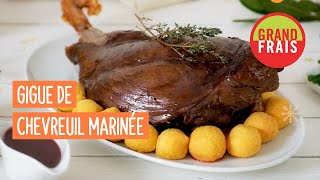 Gigue de Chevreuil Marinée  Recette Grand Frais [upl. by Awram]