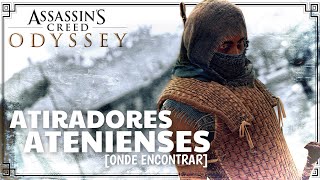 Assassins Creed Odyssey  Onde encontrar os Atiradores Atenienses [upl. by Nwahc]