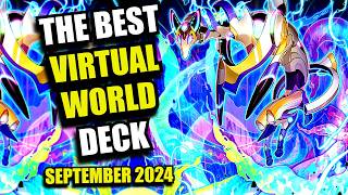 YuGiOh The BEST Virtual World Deck Profile  September 2024 [upl. by Elleuqram]