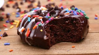 How To Make Baked Chocolate Donuts [upl. by Barlow]