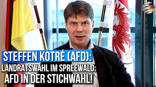 Landratswahl im Spreewald AfD in der Stichwahl  Ein Kommentar von Steffen Kotré AfD [upl. by Koch999]