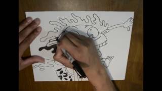 How to Draw Donnie Thornberry  Nicktoons [upl. by Ykcul]