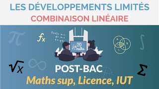 Développement limités dun combinaison linéaire  Maths Sup L1 IUT [upl. by Ahilam]