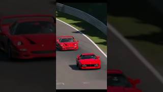 Ferrari F50 Chases Ferrari 288 GTO  Nürburgring Nordschleife GT7 🚗💨 [upl. by Eiramik]