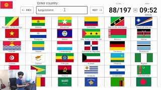 I NAMED ALL FLAGS OF THE WORLD [upl. by Saturday213]