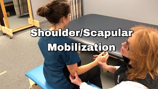 ShoulderScapular Mobilization  Occupational Therapy [upl. by Melony]