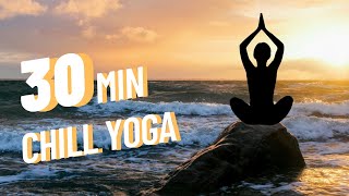 30 min Chill Yoga to Relax  Rebecca Peters Wellness [upl. by Eiboj]