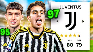 I Rebuild JUVENTUS amp Trusted Their WONDERKIDS 😍 [upl. by Erdnoed]