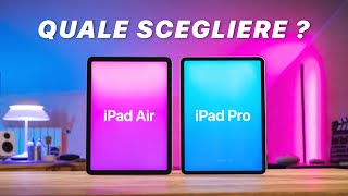 iPad Air 2022 vs iPad Pro 2021  Fate la SCELTA GIUSTA [upl. by Infield]