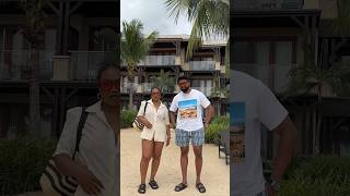 Couple Beach day OOTD in Mauritius coupleoutfits ootd [upl. by Viki501]