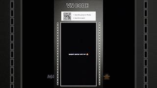 Vn qr code editing Vn code template reels Vn code vntemplate tending viralshorts [upl. by Raynold]