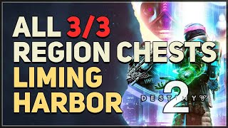 All 3 Liming Harbor Region Chests Destiny 2 [upl. by Rednaskela997]