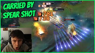 Caedrel Mindblown By Spearshots Chad Pantheon Gameplay [upl. by Lynnett]