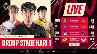 LIVE  HARI KE1  Fase Grup Kejuaraan Dunia M5  ID [upl. by Kaplan]