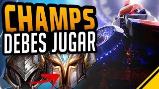 LOS CAMPEONES QUE DEBES JUGAR para GANAR [upl. by Nailimixam588]