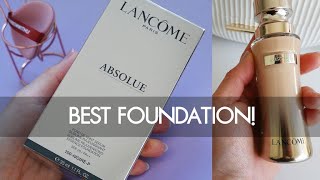 LANCOME Absolue foundation review unboxing [upl. by Eul]