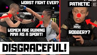 Namajunas vs Esparza Was The Worst Fight Of All Time And Deserves Punishment  Full Fight Reaction [upl. by Megan638]