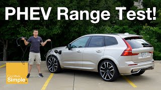 Volvo XC60 Recharge Plug In Hybrid Range Test  Impressive Results [upl. by Daniela]