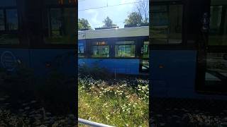 M33B Spårvagn Ej Trafik vid Botaniska Trädgården jag han inte filma hela tram [upl. by Atel]