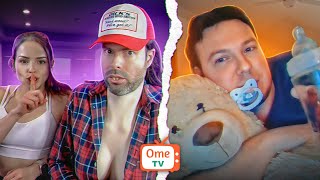 Catfishing creeps with the girlfriend on OmeTV [upl. by Naellij]