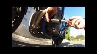 How to Install Crash protectors Suzuki Bandit 600  GoPro [upl. by Mendelsohn]