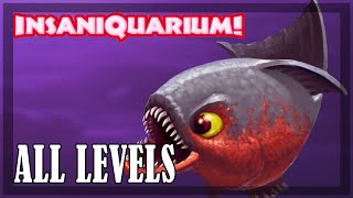 Insaniquarium  All levels  Full game [upl. by Enairb799]