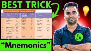 Best Learning trick to Remember all Cations amp Anions  Ions [upl. by Eromle670]