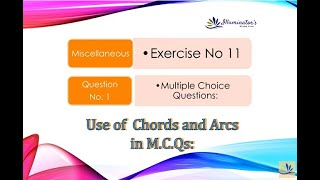 Class 10th Math Misc Exercise NO 11 MCQs [upl. by Lamahj]