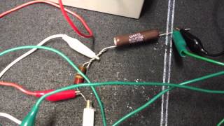 One wire capacitor chargingwmv [upl. by Killy]