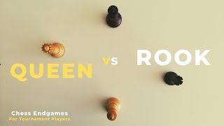 Queen vs Rook Endgame – How to win and how to fight for a draw [upl. by Siraval]