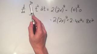 Fundamental Theorem of Calculus Examples 2nd Part of FTC [upl. by Mervin]