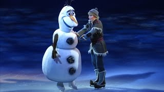 Olaf Makes Live Debut Meets Anna Kristoff and Sven in Disney on Ice Presents FROZEN  Warm Hugs [upl. by Laing]