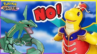 When The Best Dragon In Pokémon Unite Should Say NO To Rayquaza [upl. by Cattima68]