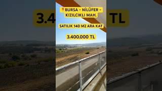 BURSA NİLÜFER KIZILCIKLIDA SATILIK FIRSAT 31 SIFIR DAİRE [upl. by Berghoff459]