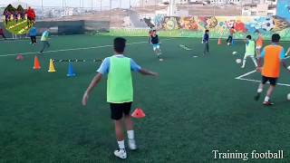 Exercices pour les débutants football COACH AHMED OUKAB [upl. by Nereil]