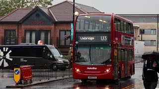 Metroline Route U3TE1750SN09CGU Uxbridge  Heathrow Central [upl. by Polly]