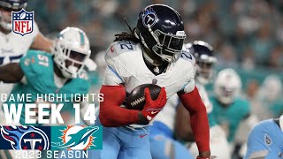 Tennessee Titans vs Miami Dolphins  2023 Week 14 Game Highlights [upl. by Wincer]