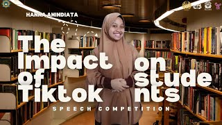 English Week XXIX Speech Competition  Hanna  SMA IBS ARROHMAH  TikTok amp Teen Critical Thinking [upl. by Weyermann]