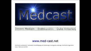 Medcast Innere Medizin  Endokarditis mit Duke Kriterien [upl. by Atiral315]