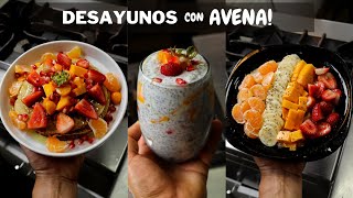 3 Formas de Preparar AVENA para el Desayuno  Rico y Saludable  Abelca [upl. by Alissa760]